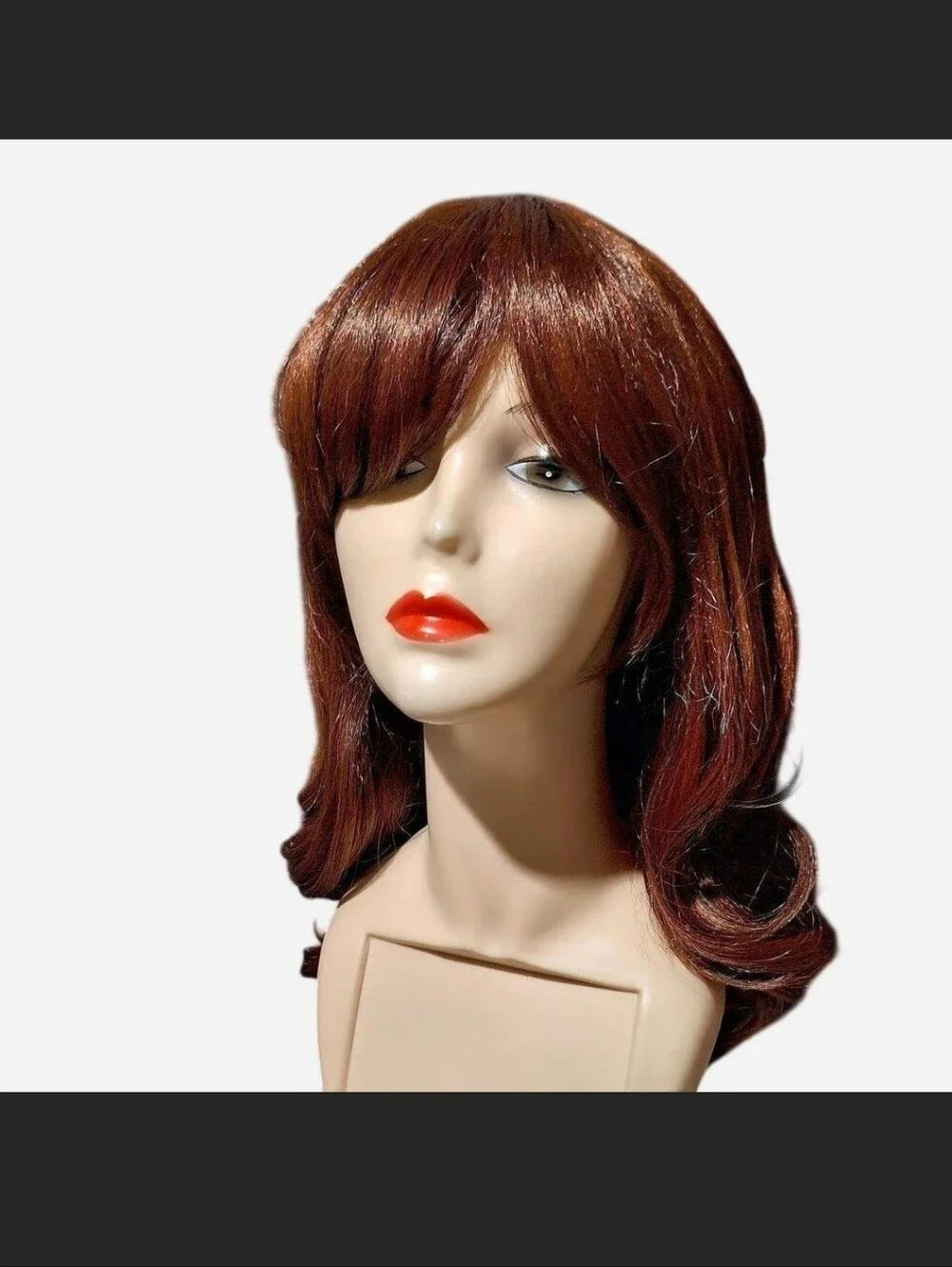 Bangs Wig in Rich Auburn - Unbranded